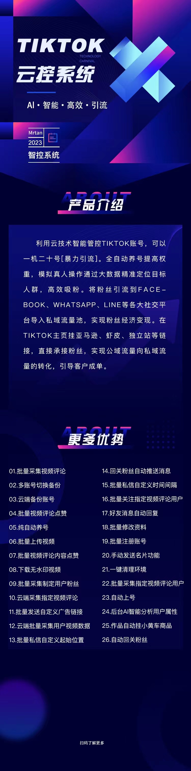 Tiktok云控系统/1机20号